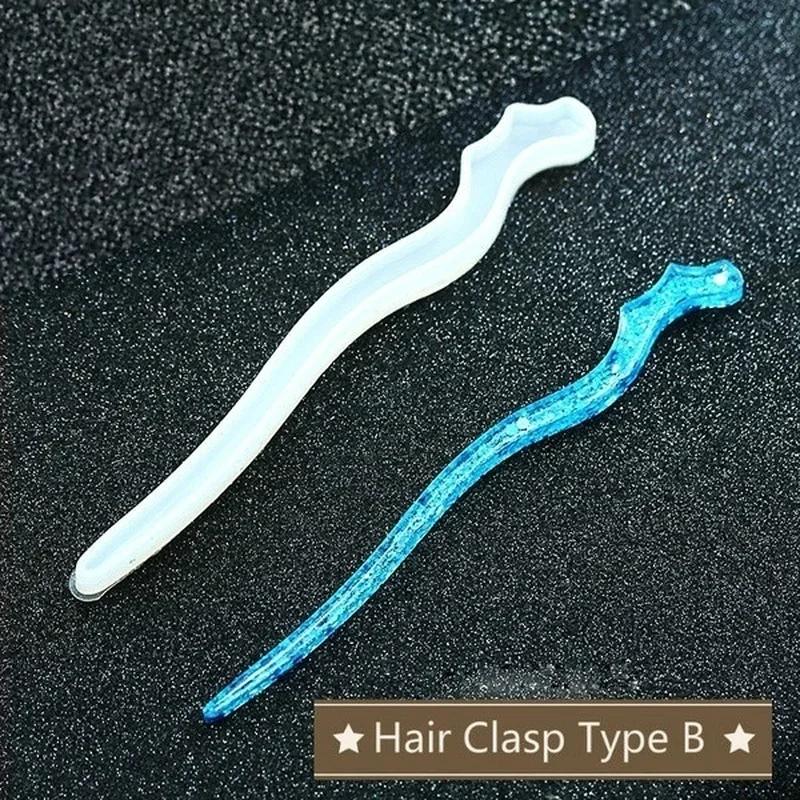 New Transparent Hairpin Silico – обзор и цена Resin Art Jewelry Kit