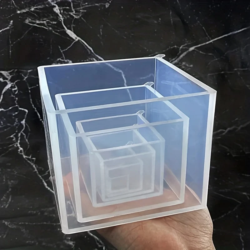5 pcs Square Resin Mold Silico – обзор и цена Coaster Mold Square