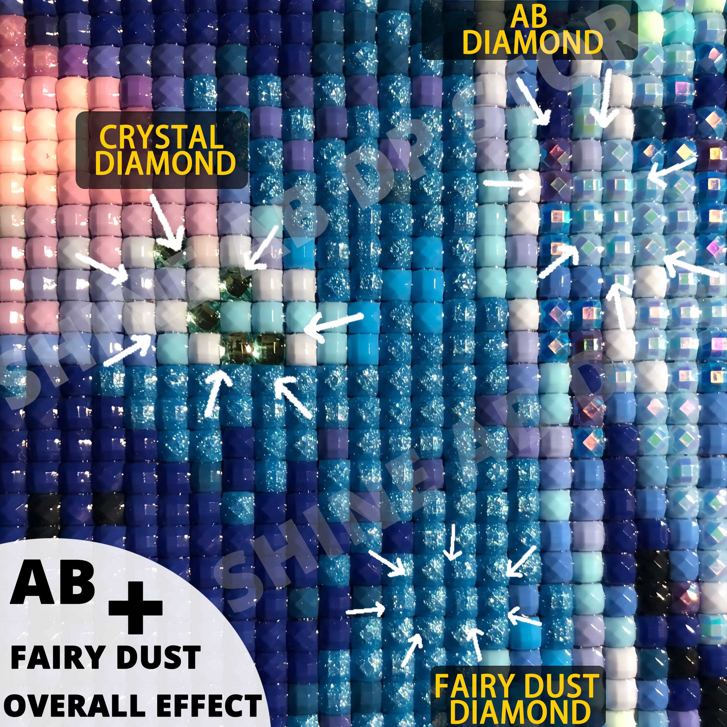 Resin Fairy Dust AB Landscape  – обзор и цена Resin Art Beach
