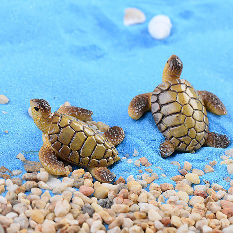 1PC Mini Sea Turtle Model Resi – обзор и цена Resin Art Beach