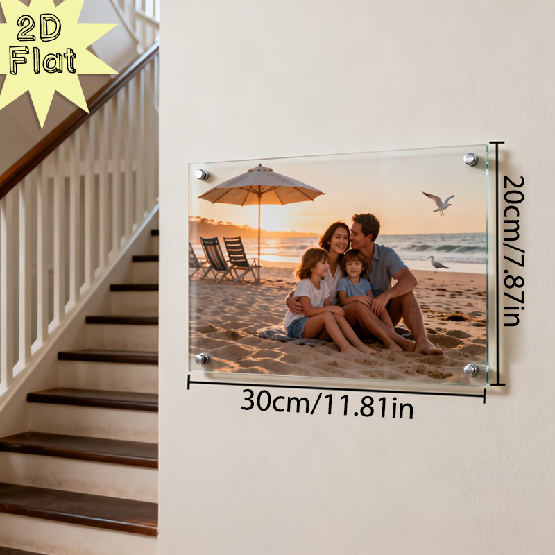 1Pc Custom Family Photo Acryli – обзор и цена Resin Art Anniversary Gift