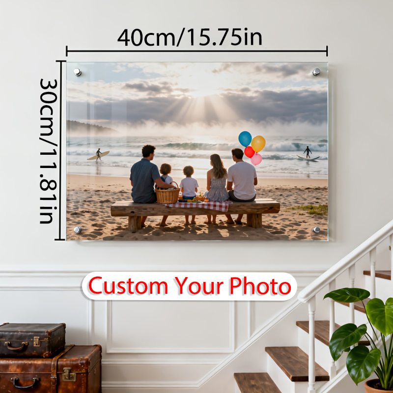 1Pc Custom Family Photo Acryli – обзор и цена Resin Art Anniversary Gift