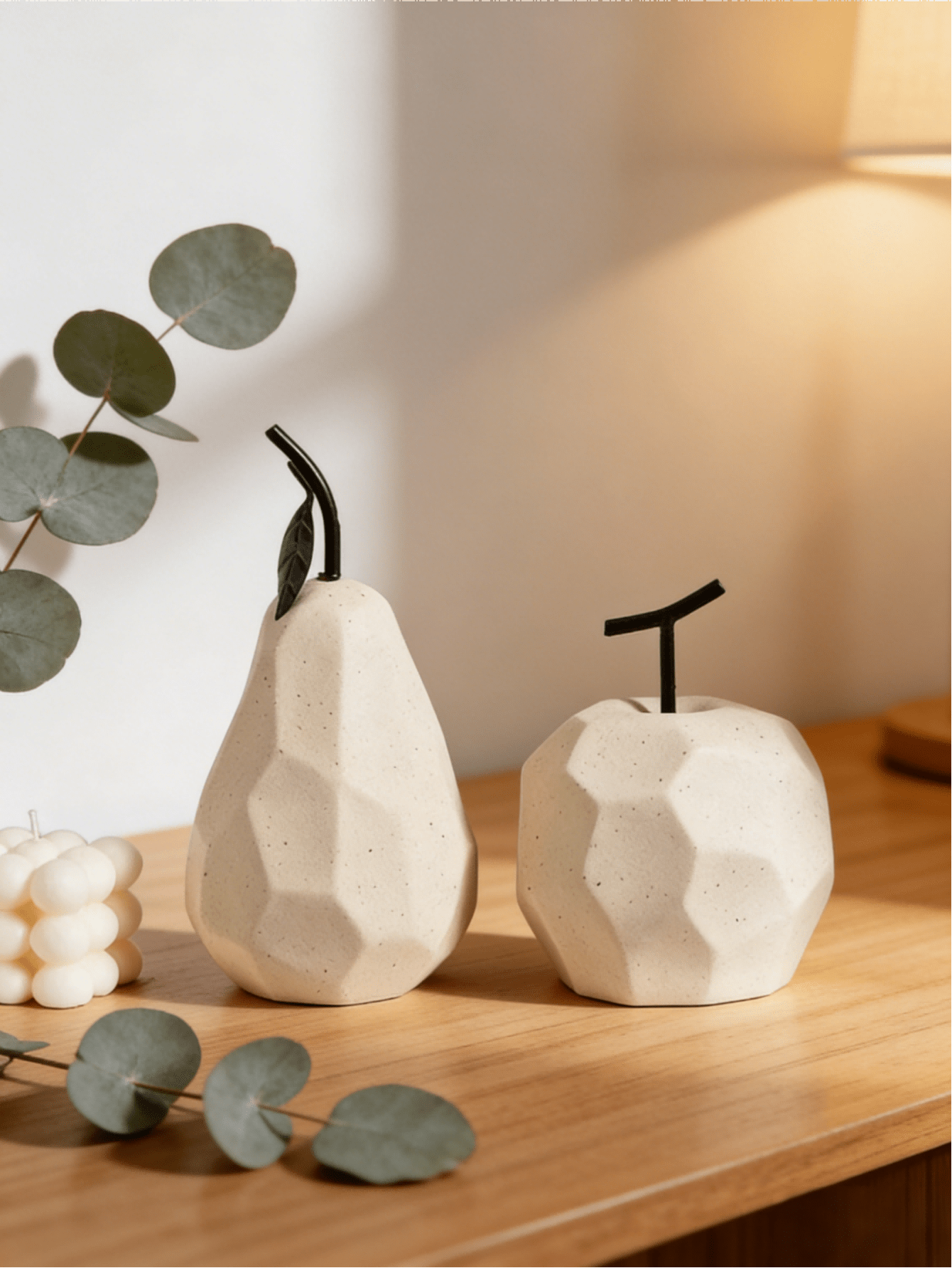 1pc Apple & Pear Nordic Style  – обзор и цена Resin Art Dining Table