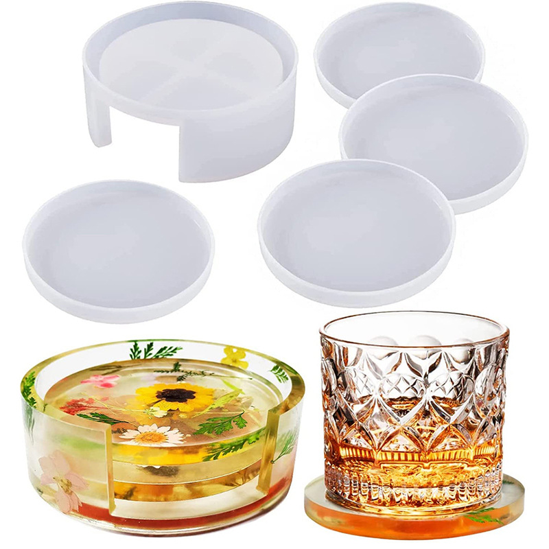 Round Square Coaster Silicone  – обзор и цена Coaster Mold Square