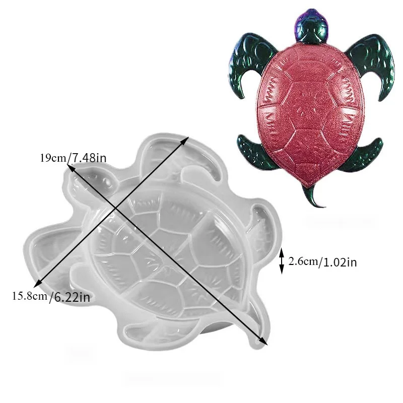 Pattern Gecko Sea Turtle Ornam – обзор и цена Resin Art Beach