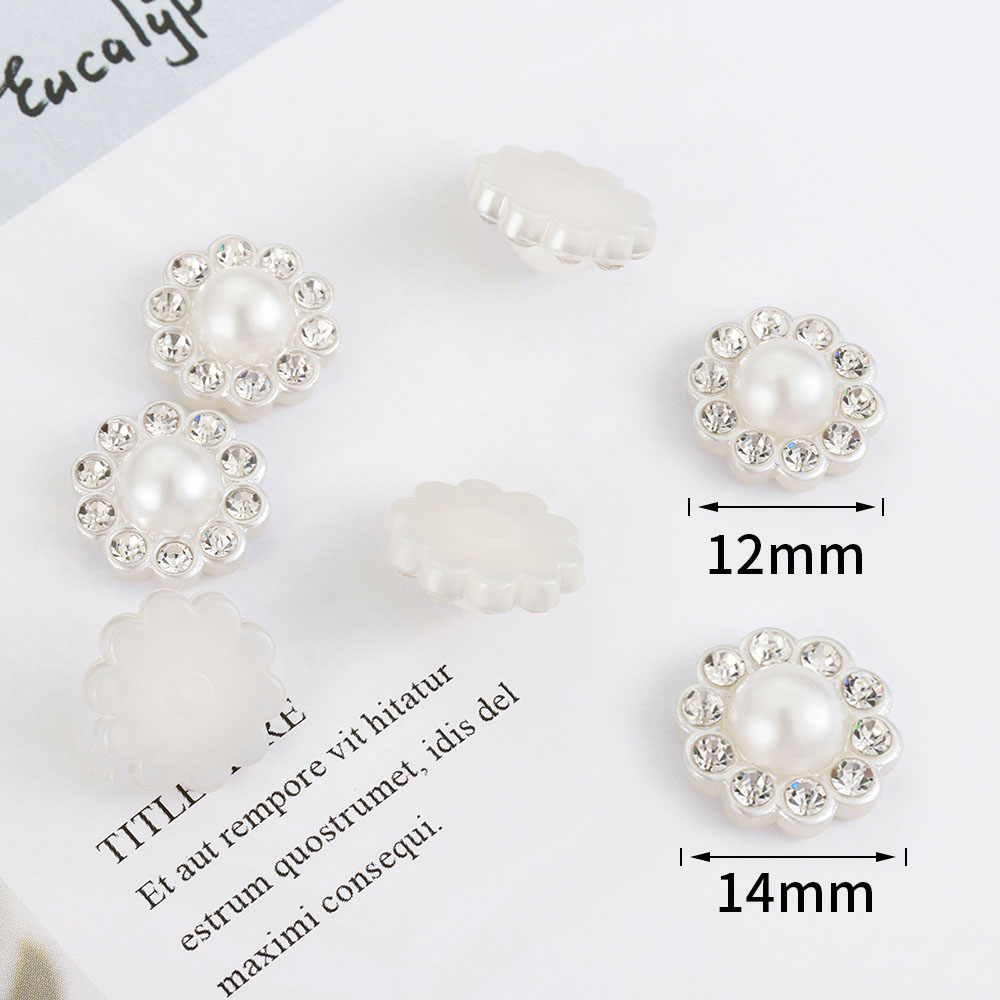 50pcs White Flat Imitation Pea – обзор и цена Resin Art Jewelry Kit