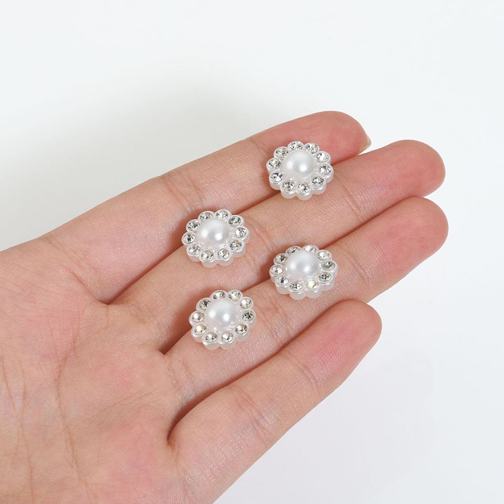 50pcs White Flat Imitation Pea – обзор и цена Resin Art Jewelry Kit