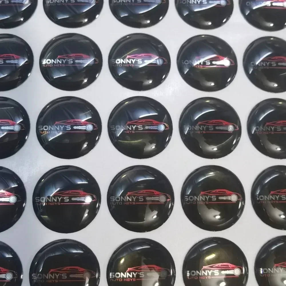 B Customized 14mm Round Car Ke – обзор и цена Resin Art Logo
