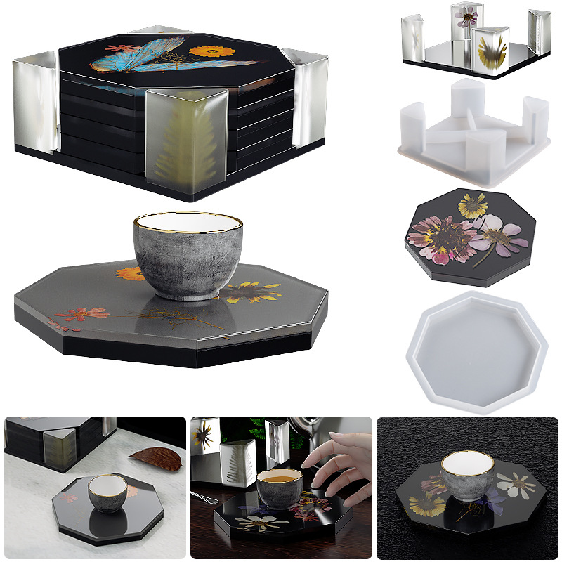 Silicone Coaster Storage Box M – обзор и цена Coaster Mold Square