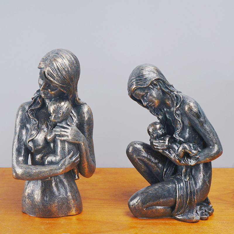 Mother Child Resin Sculpture H – обзор и цена Resin Art Anniversary Gift