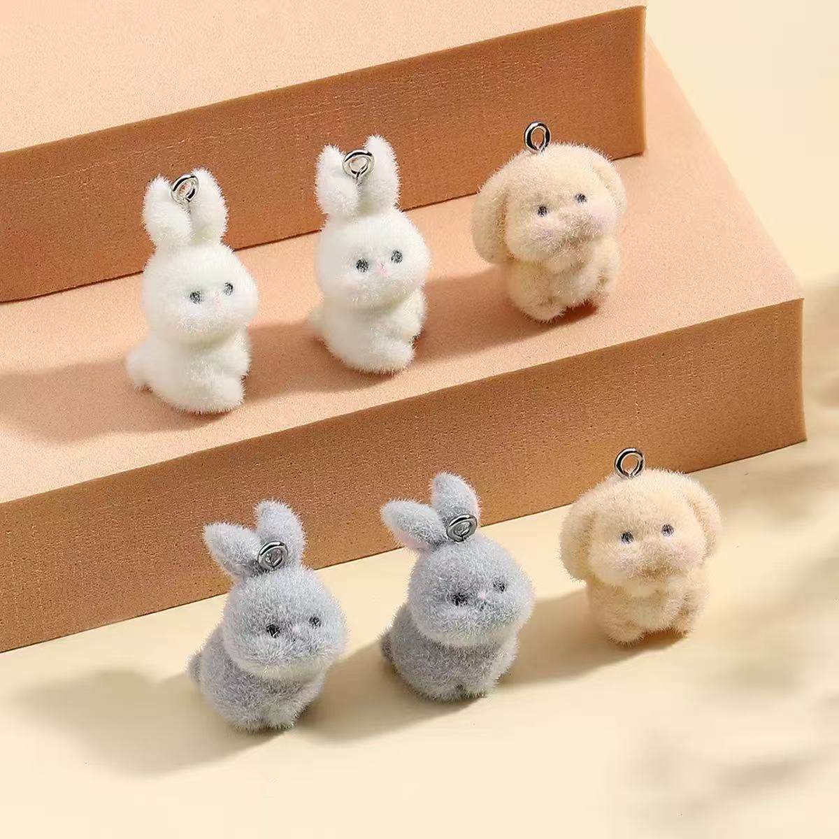 10pcs Flocking Little Rabbit R – обзор и цена Resin Art Jewelry Kit