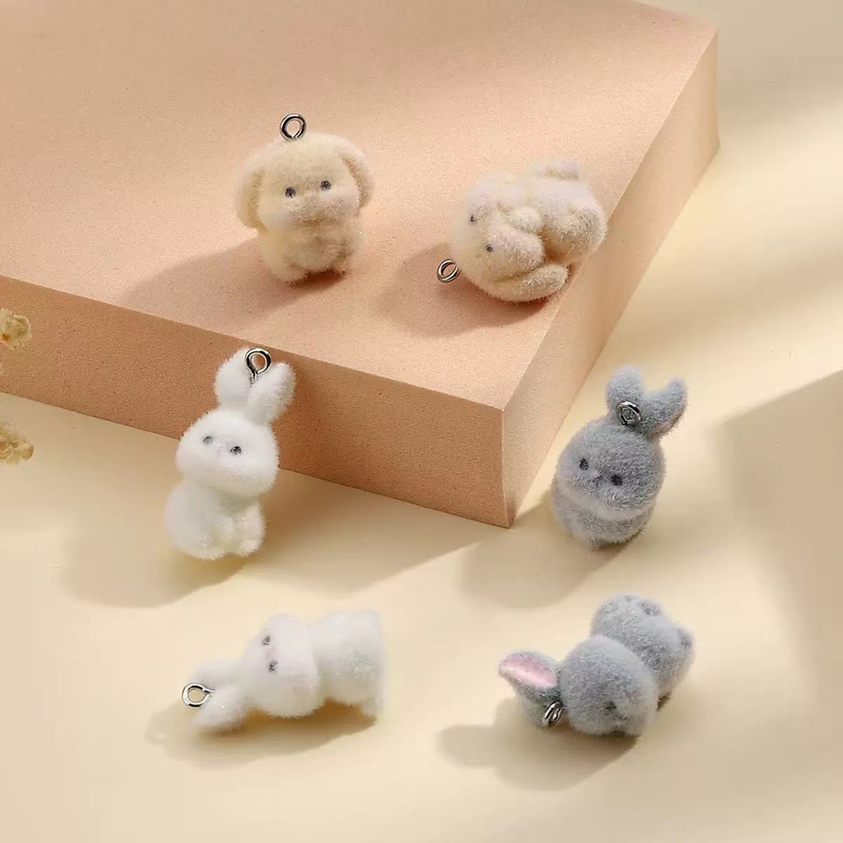 10pcs Flocking Little Rabbit R – обзор и цена Resin Art Jewelry Kit