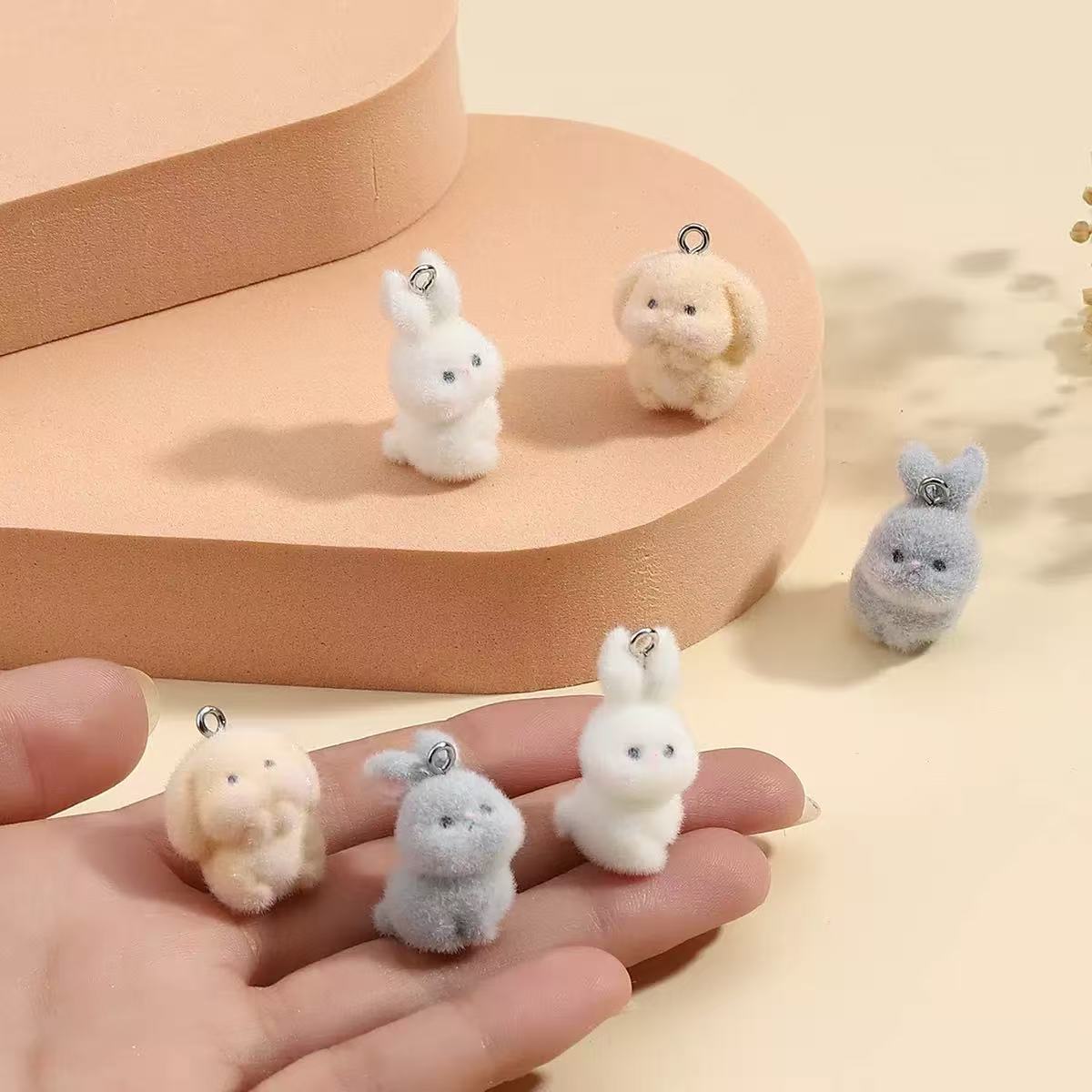 10pcs Flocking Little Rabbit R – обзор и цена Resin Art Jewelry Kit