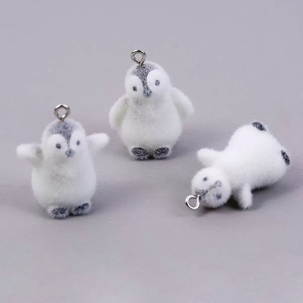 5pcs Flocking Small Penguin Re – обзор и цена Resin Art Jewelry Kit