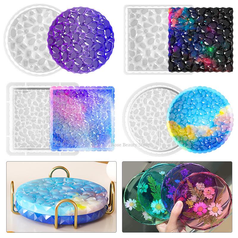 Multi Shaped Tray Silicone Mol – обзор и цена Coaster Mold Square