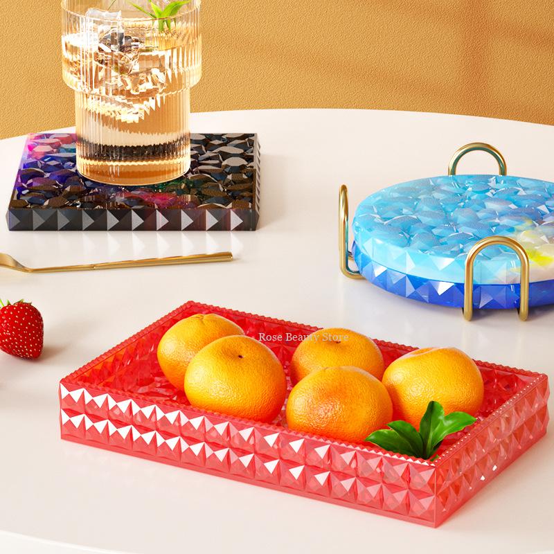 Multi Shaped Tray Silicone Mol – обзор и цена Coaster Mold Square